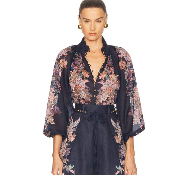 Zimmerman Rhiannon Billow Blouse. NWOT. Never worn. Size 0 - Picture 1 of 4